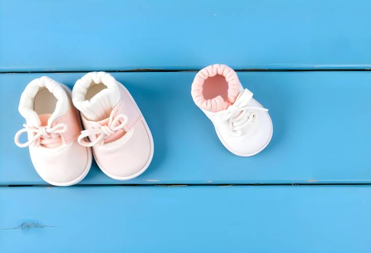 Twins in Style Adorable Baby Shoes and Socks on Display